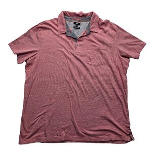 A&I Modern Fit Polo Shirt Short Sleeve Pocket Red Men’s XL